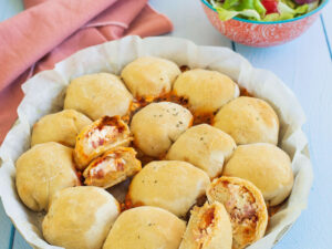 Pizza buns au chèvre