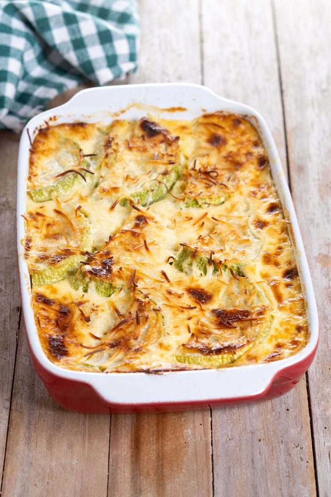 Gratins de courgettes au fromage frais ail & fines herbes | I Love Cheese