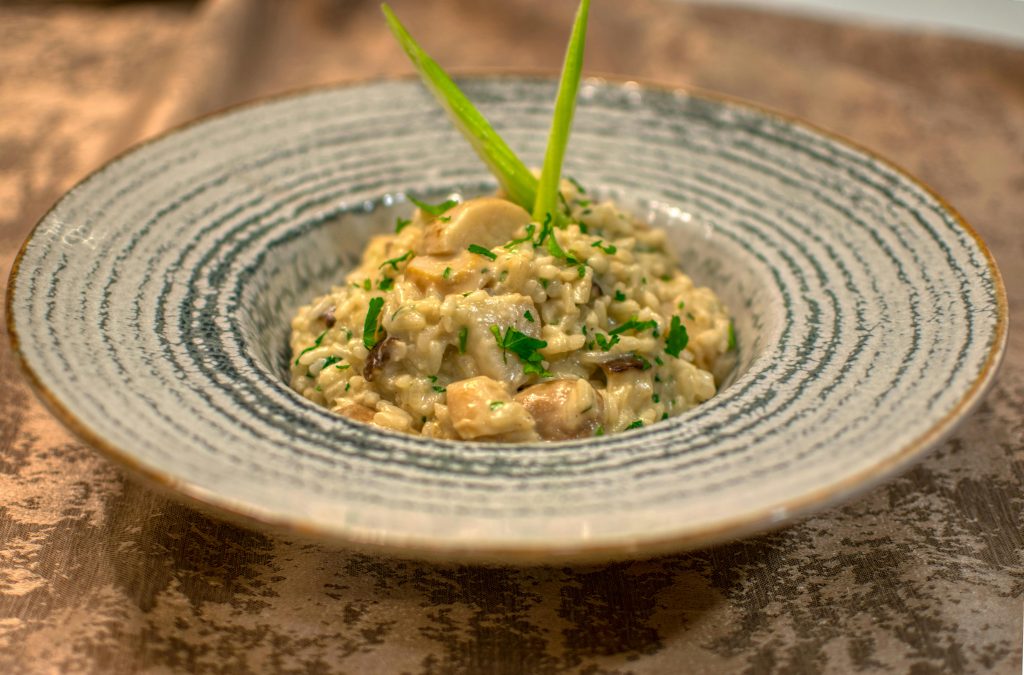 Risotto aux champignons et au fromage frais Ail & Fines Herbes | I Love Cheese