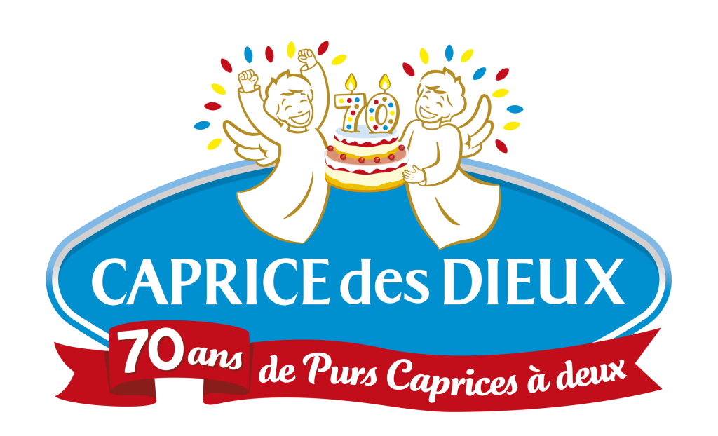 Caprice des Dieux - 70th anniversary Logo | ILOVECHEESE