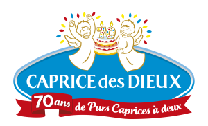 Caprice des Dieux - 70th anniversary Logo | ILOVECHEESE
