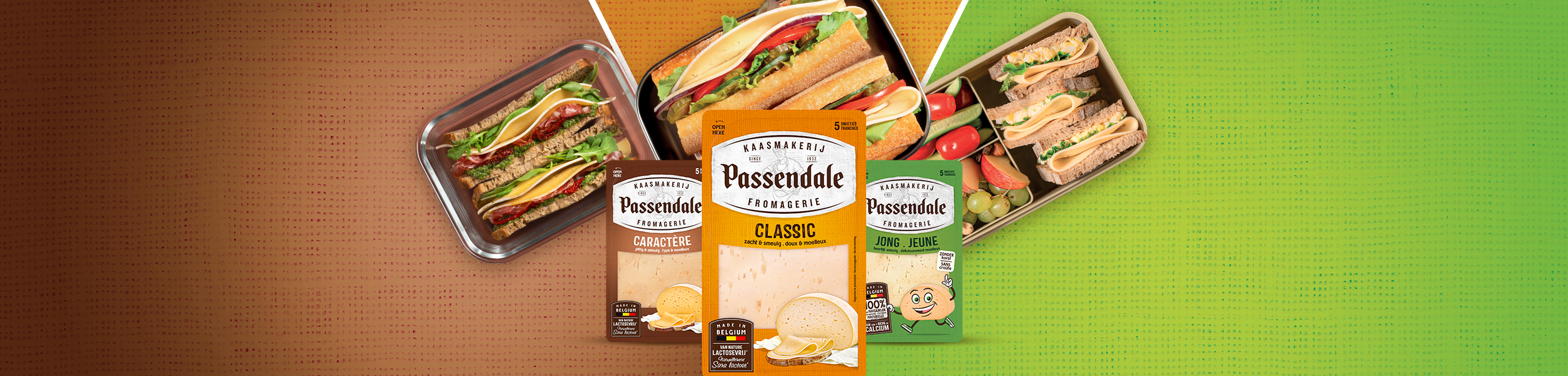 Sandwichs et tartines au fromage Passendale pour toute la famille en 10 minutes